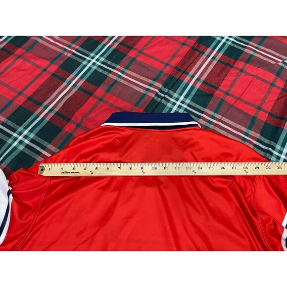 Nike Men's L Red Jersey Poly Chicago Fire FC Soccor Club Vintage 90s Signed - Picture 7 of 11